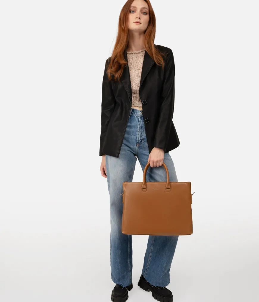 ALBAN Vegan Briefcase - Vintage