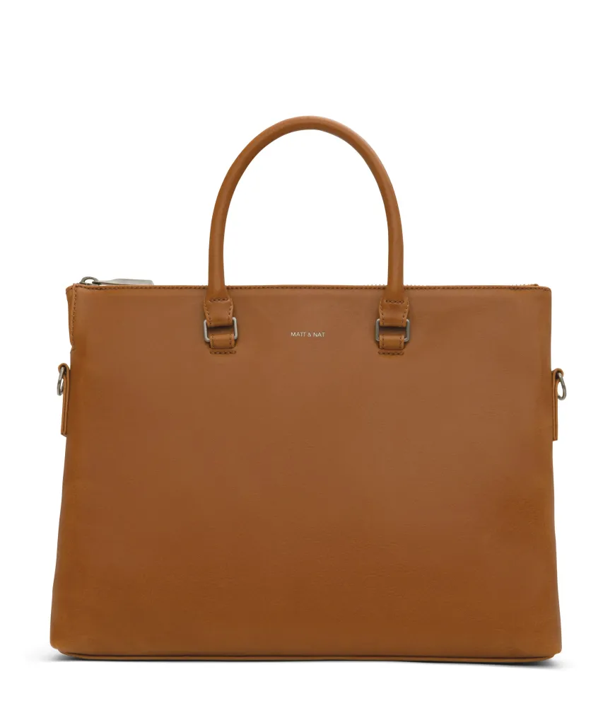 ALBAN Vegan Briefcase - Vintage