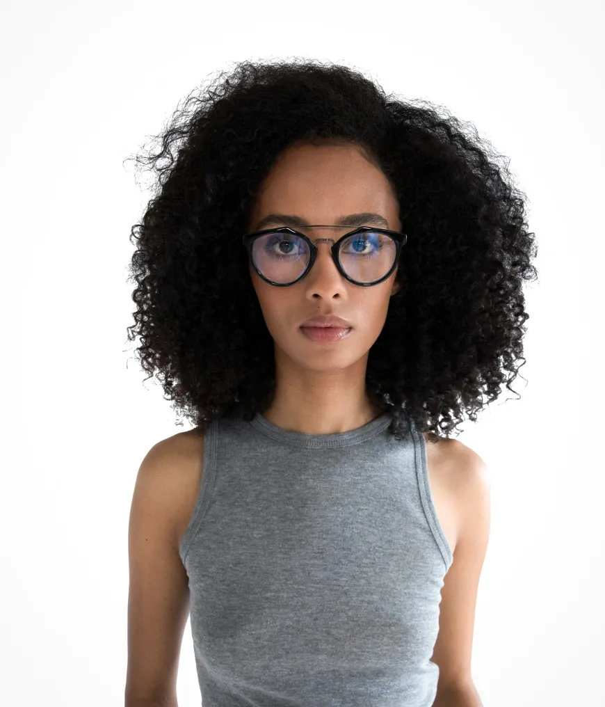 ALDIE-3 Recycled Round Reading Glasses