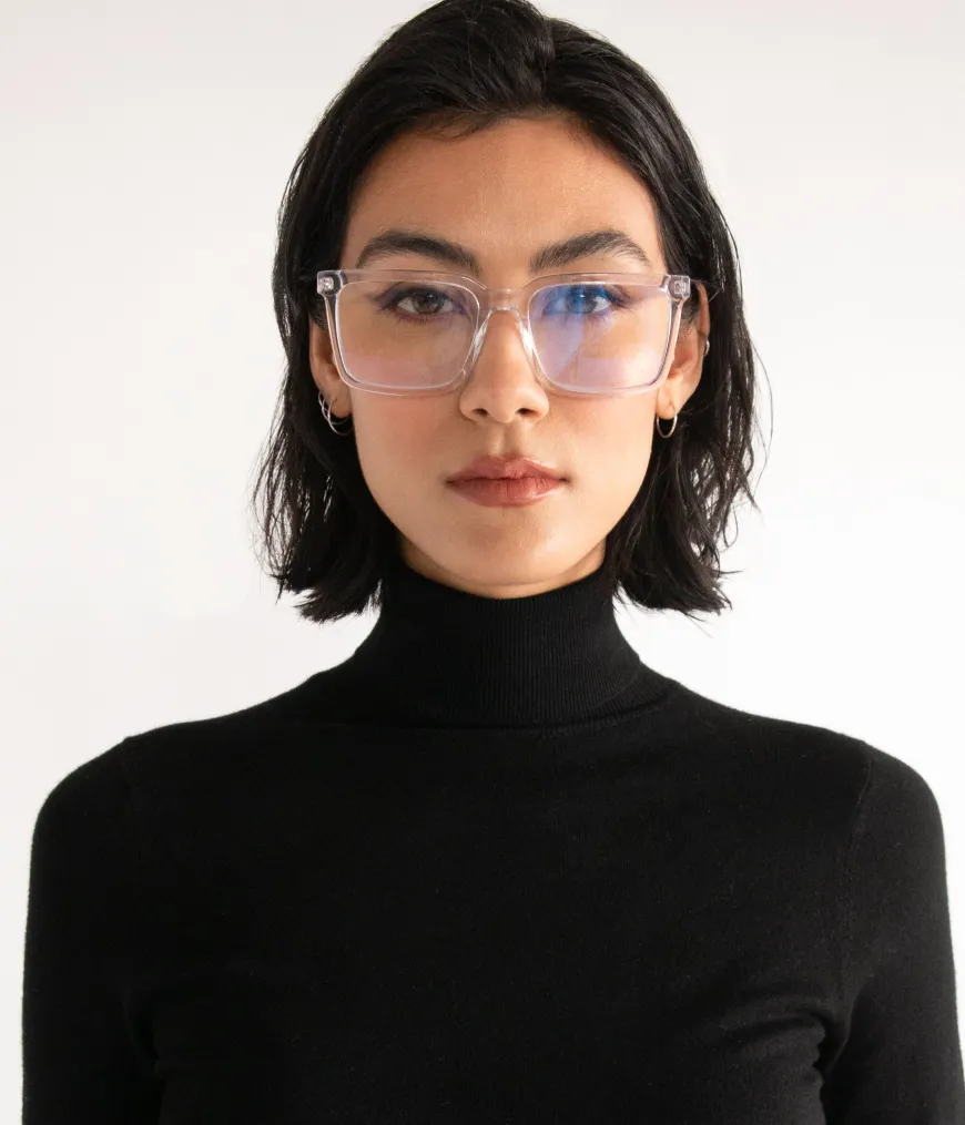 AMINE-3 Recycled Square Reading Glasses