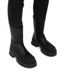 AVIKA Women's Vegan Chunky Chelsea Boots