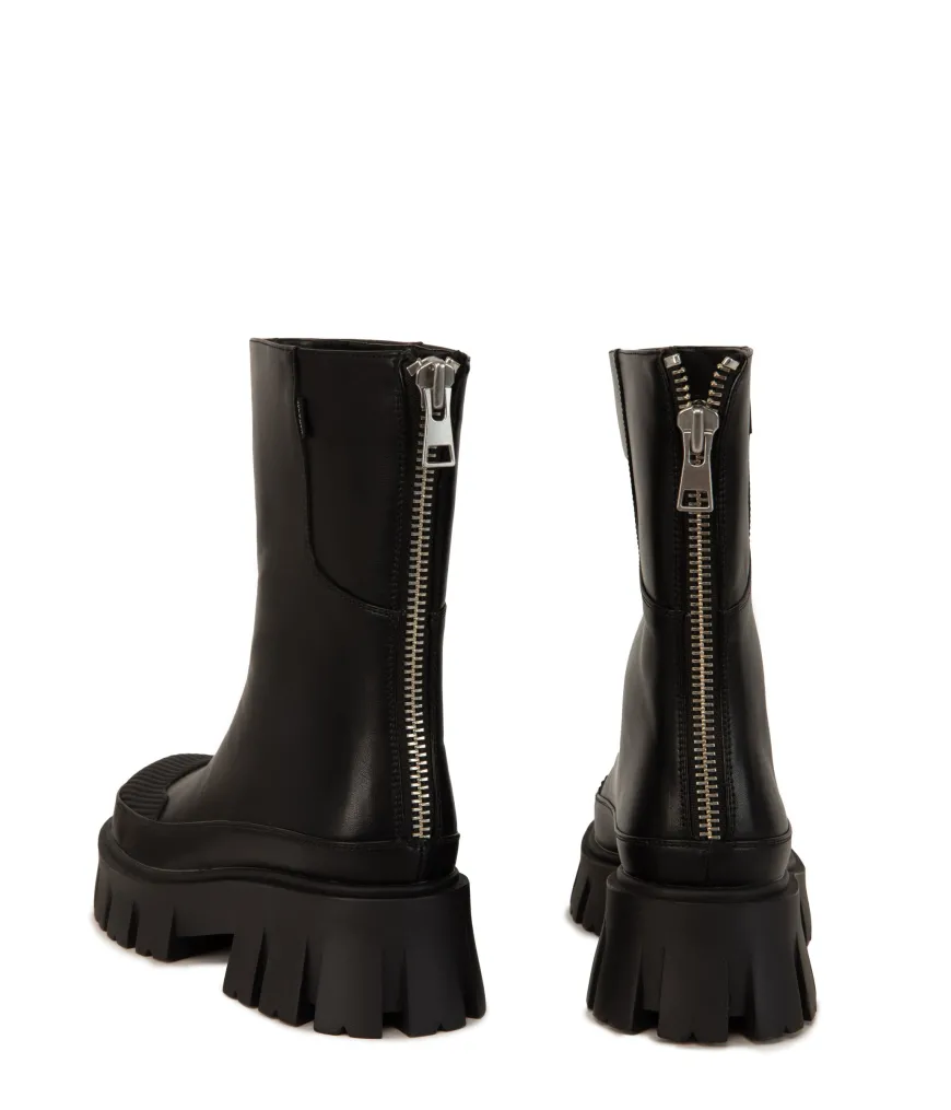 AVIKA Women's Vegan Chunky Chelsea Boots
