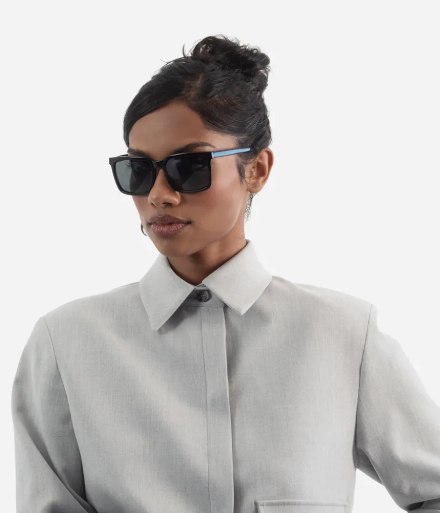 BIDLE-2 Recycled Rectangle Sunglasses