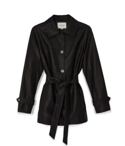 BRIA Women’s Vegan Leather Jacket