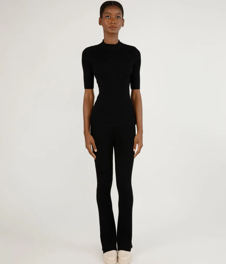 COLETTE Women's Bamboo Ribbed Pants