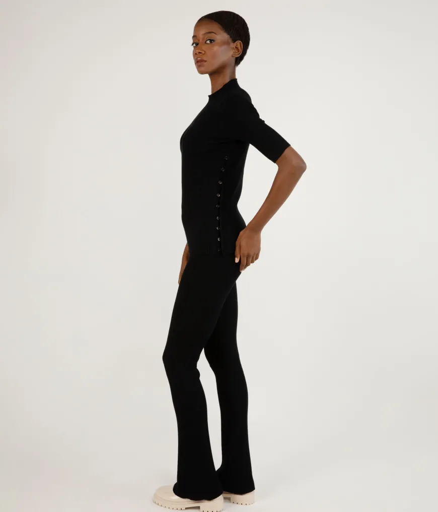 COLETTE Women's Bamboo Ribbed Pants