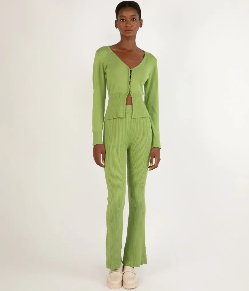 COLETTE Women's Bamboo Ribbed Pants