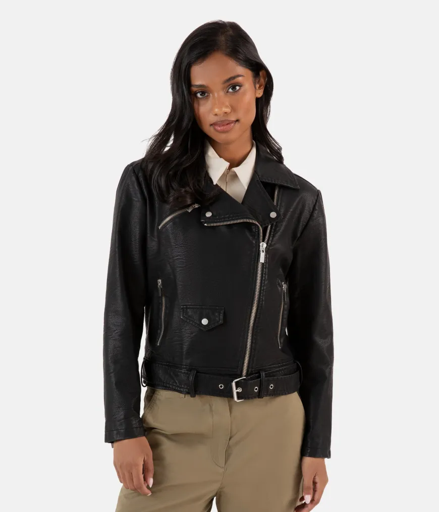 DRADEN Vegan Leather Jacket
