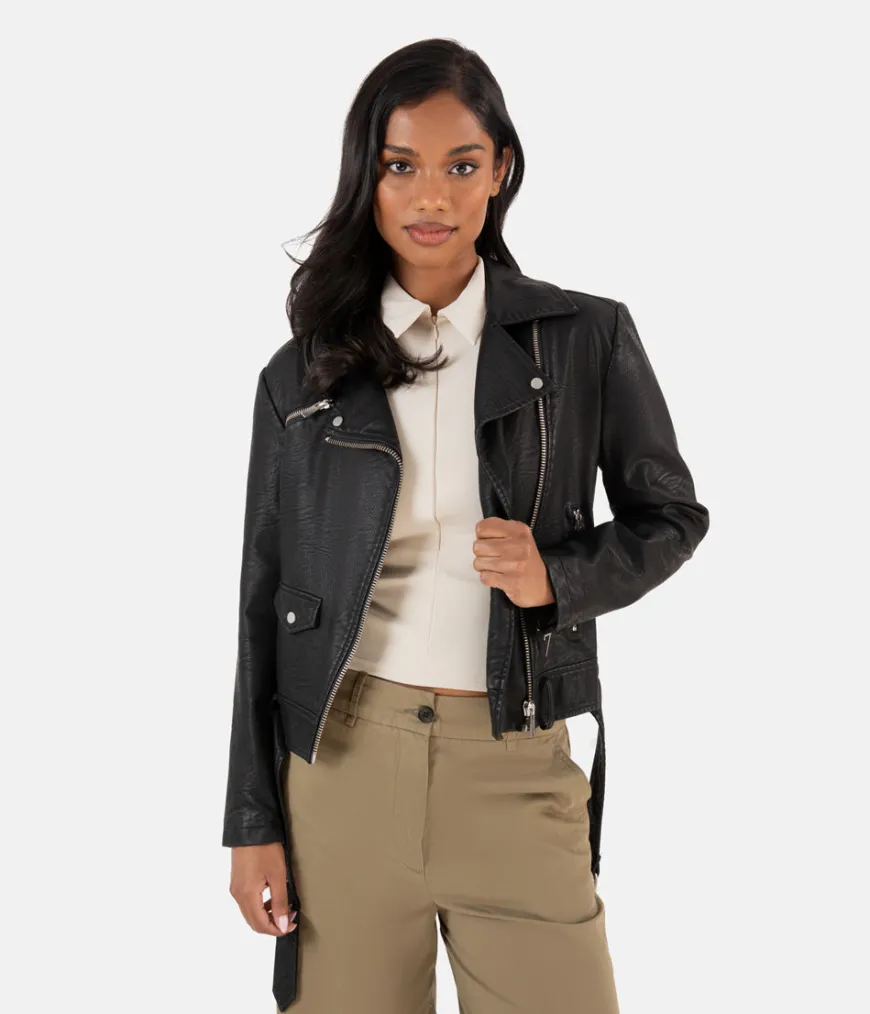 DRADEN Vegan Leather Jacket