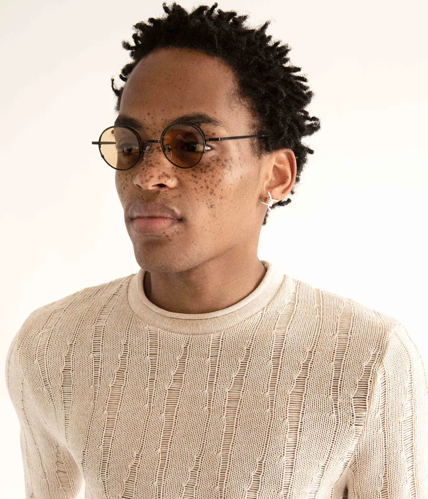 EDDON Small Round Sunglasses