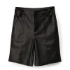 EDIE Women's High-Waisted Vegan Shorts