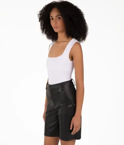 EDIE Women's High-Waisted Vegan Shorts