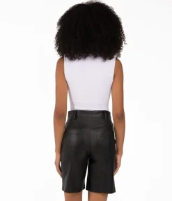 EDIE Women's High-Waisted Vegan Shorts