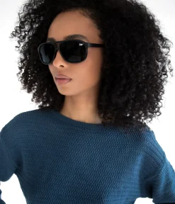 ELLIS-2 Recycled Brown Aviator Sunglasses