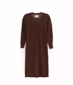 FRANEK Long sleeve button front longline cardigan