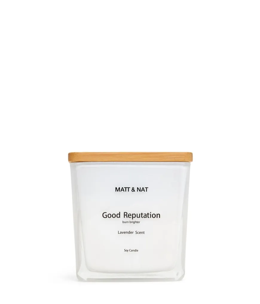 Good Reputation Mini Square Soy Candle
