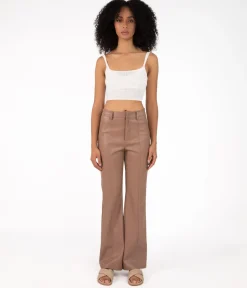 GWEN Women's High-Waisted Vegan Pants