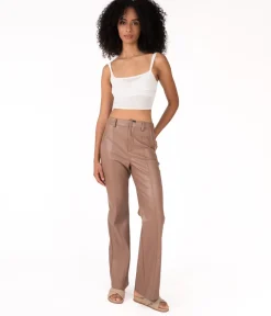 GWEN Women's High-Waisted Vegan Pants