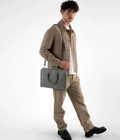 HOLDER Slim Vegan Briefcase - Purity