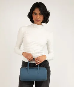 INES Vegan Barrel Bag - Purity