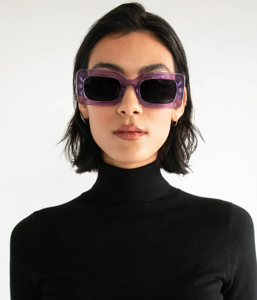 IVVY-2 Recycled Rectangle Sunglasses