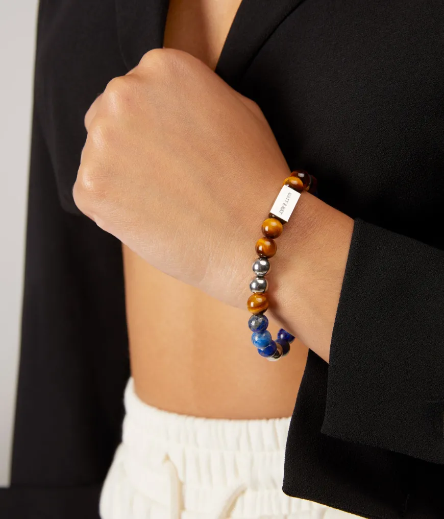 LAUGHING - Stone Bead Bracelet