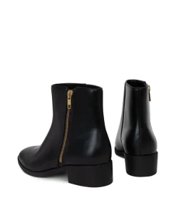 LIMAN Women's Vegan Flat Boots