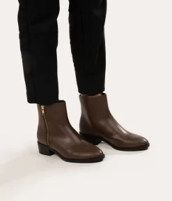 LIMAN Women's Vegan Flat Boots
