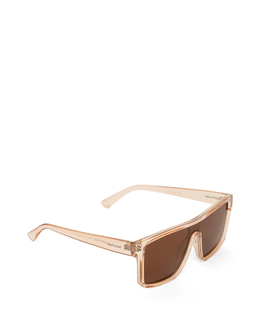 MAEVE-2 Recycled Beige Retro Squared Sunglasses