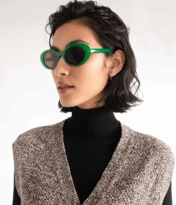 MIELA-2 Recycled Oval Sunglasses