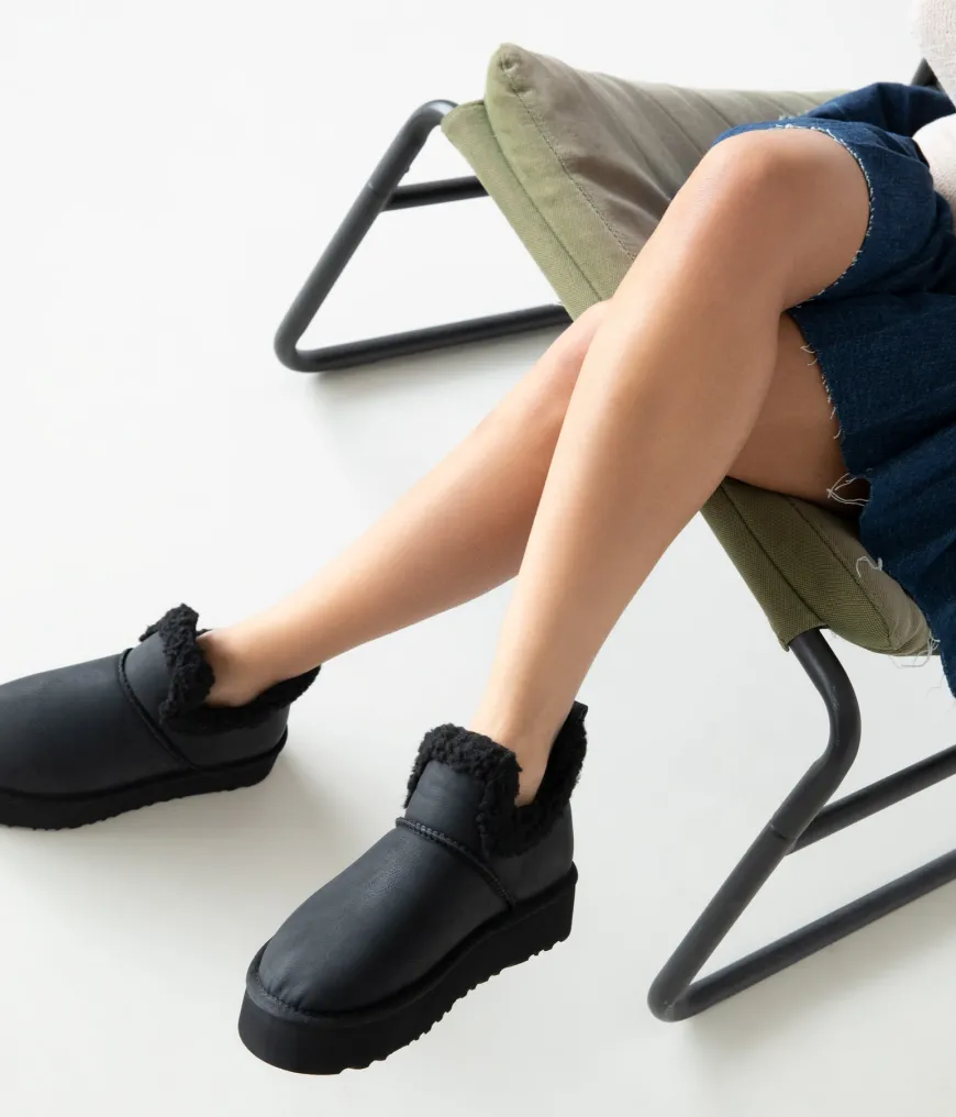 MINJEE Women's Vegan Ankle Boots