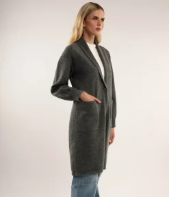 NESS Knee-Length Cardigan
