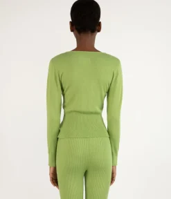PAULINA Women's Bamboo V-neck Cardigan