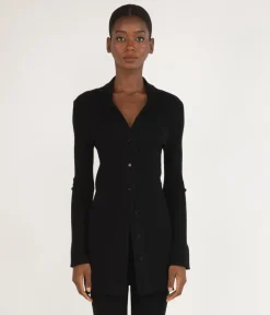 PEARL Women's Bamboo Ribbed Cardigan