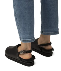 SARO Women's Vegan Mule Shoes