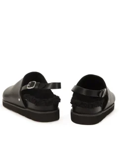 SARO Women's Vegan Mule Shoes