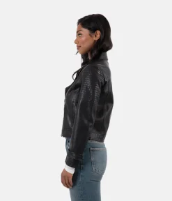 SAVINA Women’s Vegan Moto Jacket
