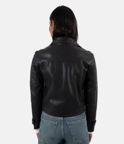 SAVINA Women’s Vegan Moto Jacket