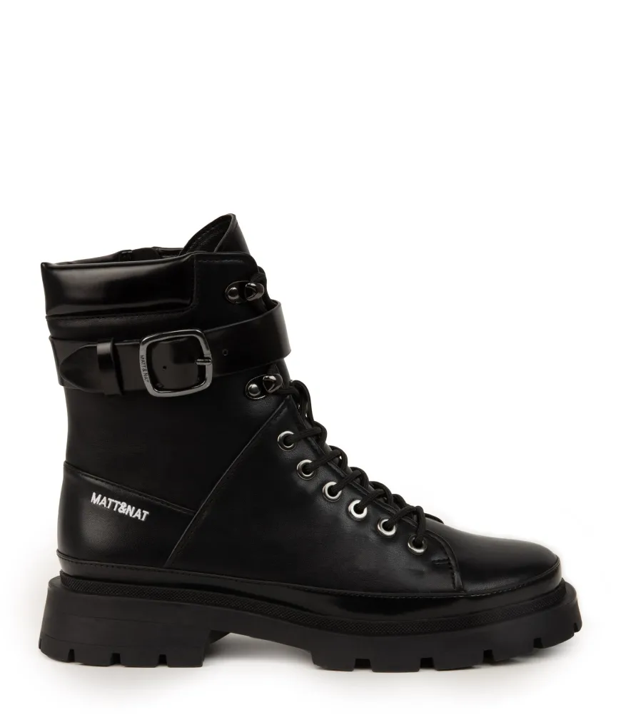 TOMEI Women's Vegan Combat Boots