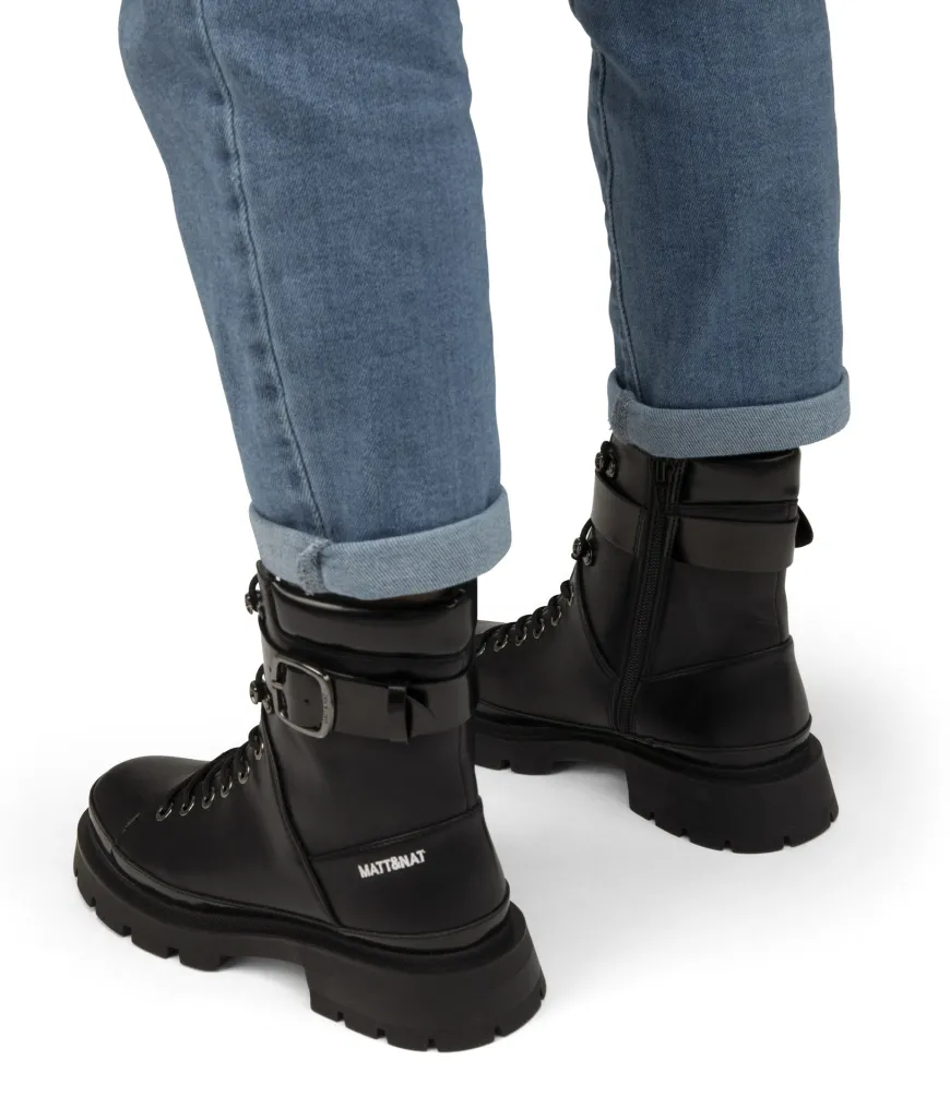 TOMEI Women's Vegan Combat Boots