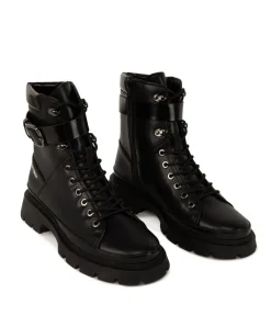 TOMEI Women's Vegan Combat Boots