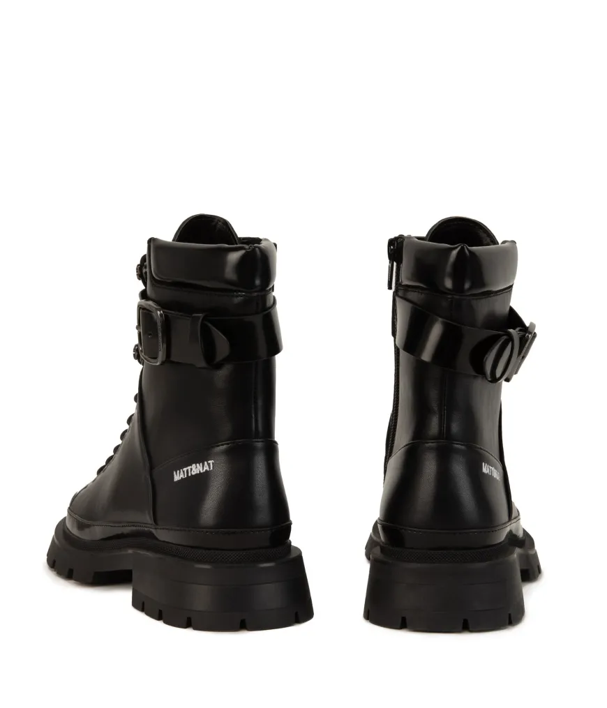 TOMEI Women's Vegan Combat Boots
