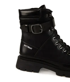 TOMEI Women's Vegan Combat Boots