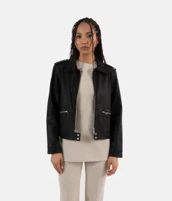 VAUGHN Vegan Leather Jacket