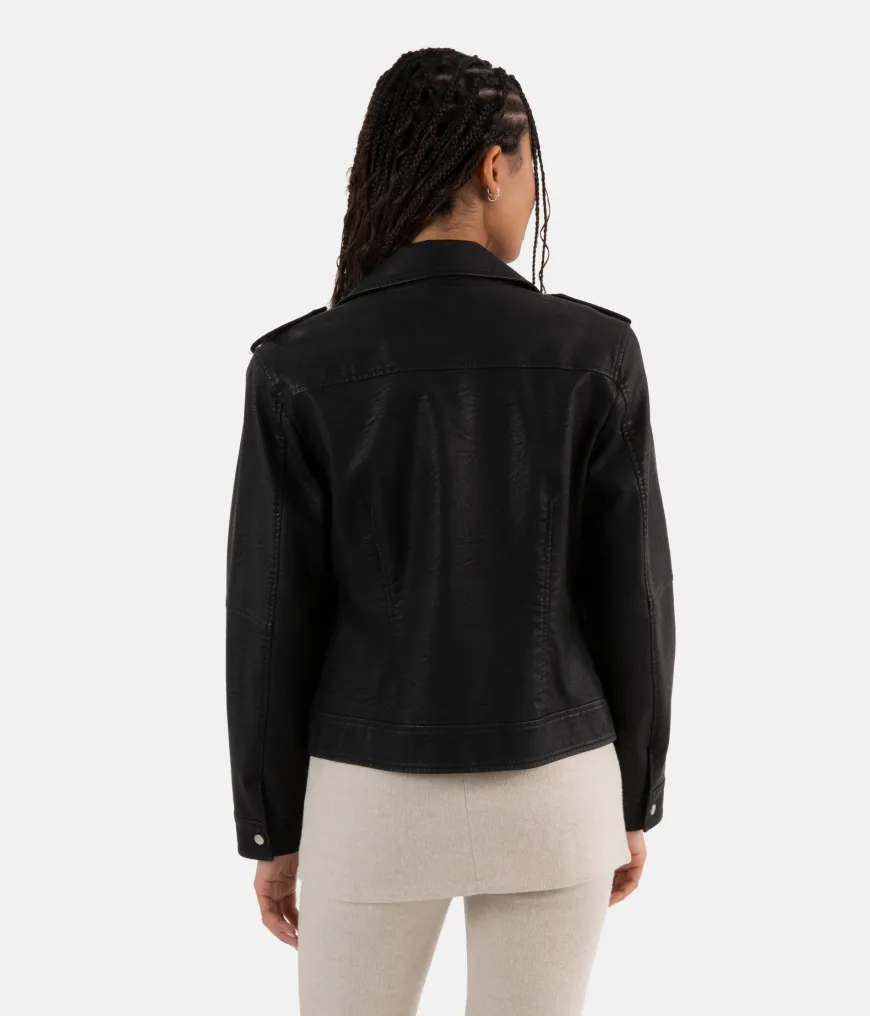 VAUGHN Vegan Leather Jacket